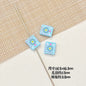Baking Painted Magic Book Cloud Metal Beads 16mm Cute Pastel 10pcs 6
