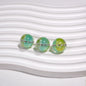 Luminous Rhinestone Chain Enlaced Resin Beads 16mm Round 10pcs 8