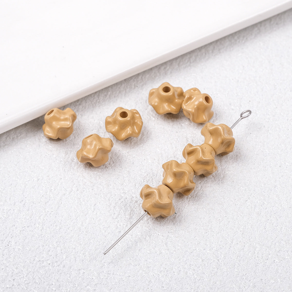 Acrylic Irregular Trim Spacer Beads 10mm 50pcs 9
