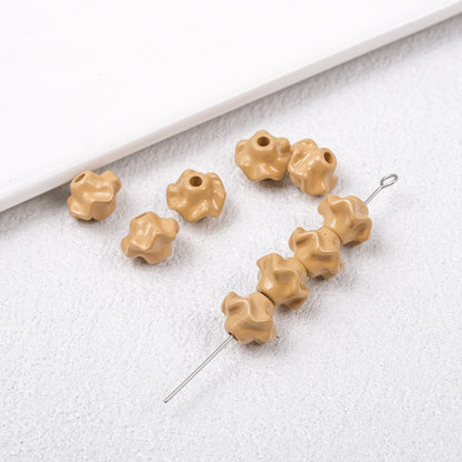 Acrylic Irregular Trim Spacer Beads 10mm 50pcs 9