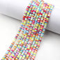 Flat Clay Beads 6mm Colorful Polymer Spacer Disc 10strands 50