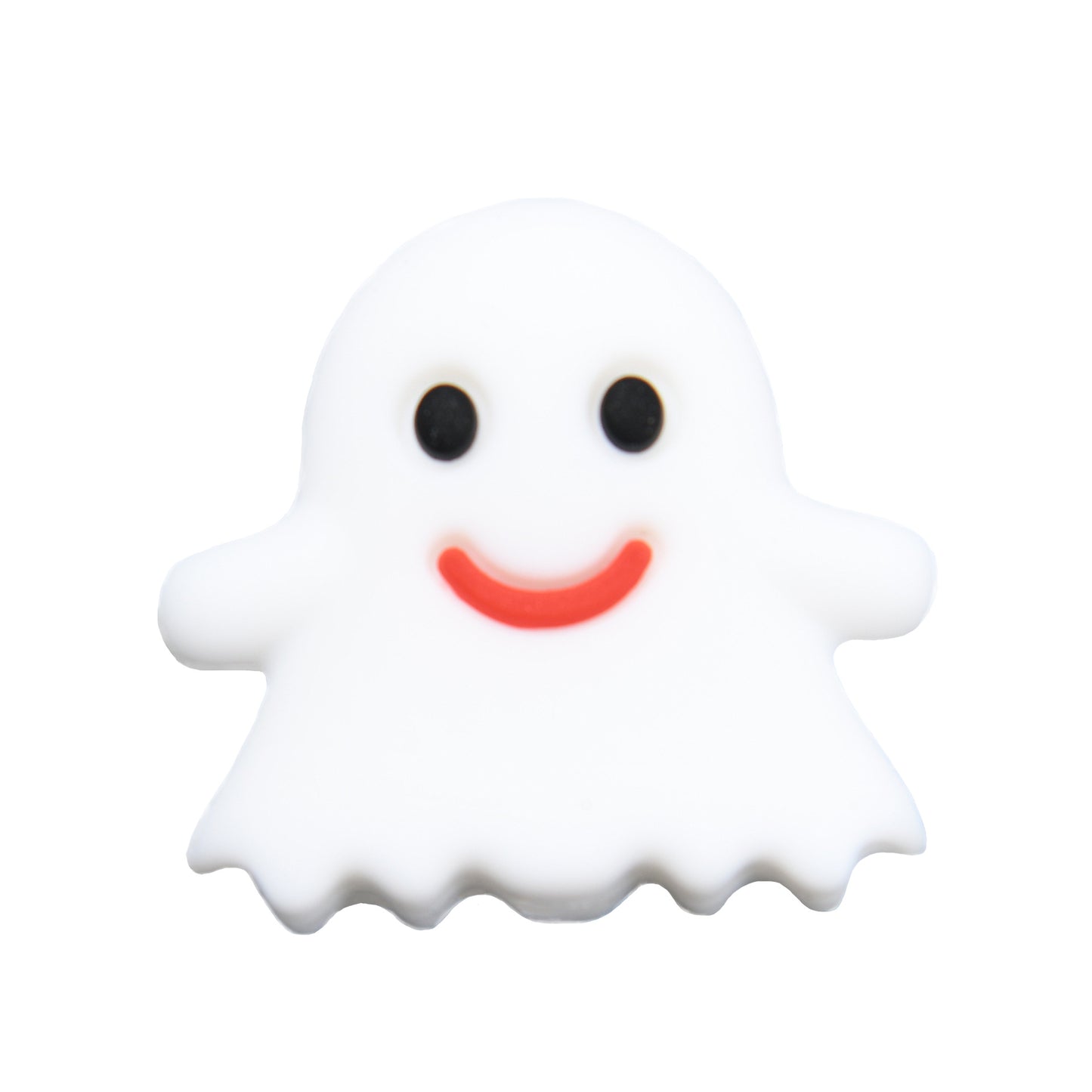 Silicone Focal Beads Halloween Ghost Pumpkin Bat Designs 10pcs 37