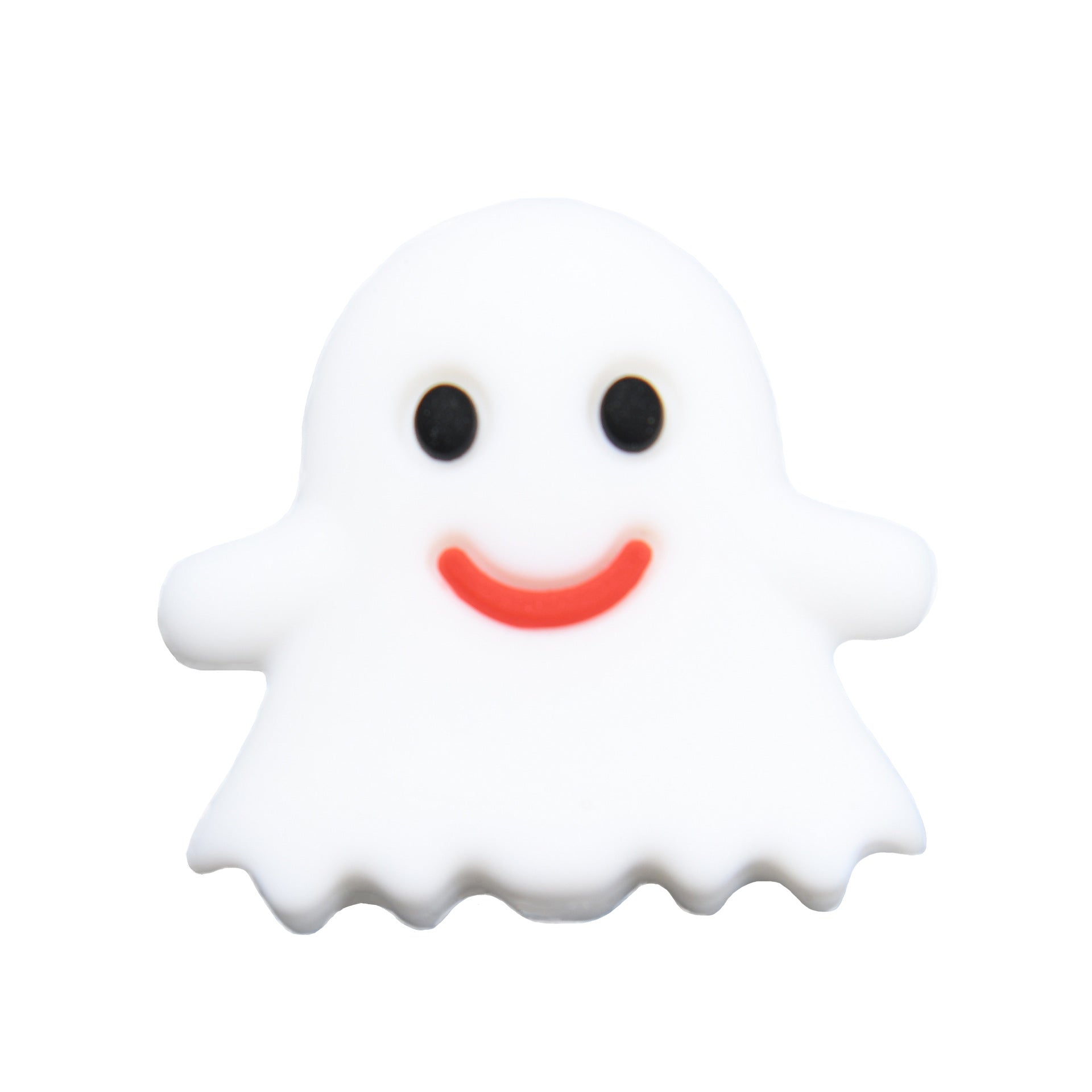 Silicone Focal Beads Halloween Ghost Pumpkin Bat Designs 10pcs 37