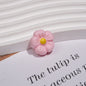 Colorful 3D Cherry Blossom Acrylic Beads 19mm Flower 20pcs 9