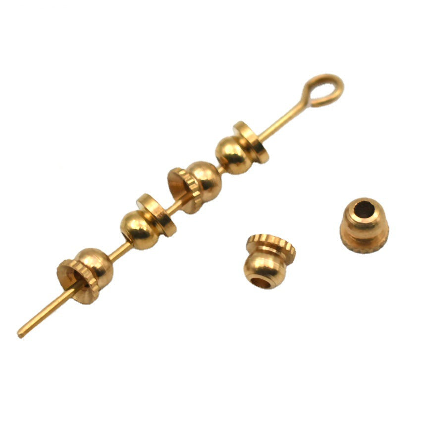 Brass Flower Spacer Beads 4mm Bed Shaped 100pcs 4