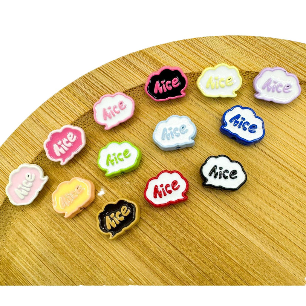Frame Metal Beads 9x12mm Baking Painted Enamel Alloy 10pcs 5