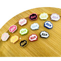 Frame Metal Beads 9x12mm Baking Painted Enamel Alloy 10pcs 5