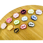 Frame Metal Beads 9x12mm Baking Painted Enamel Alloy 10pcs 5