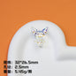 Plating Kuromi Acrylic Beads 32mm Transparent Mixed Colors 20pcs 6