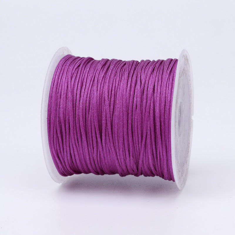 Nylon Thread 0.8mm Diameter 40m Colorful Jewelry Stringing Cord 49
