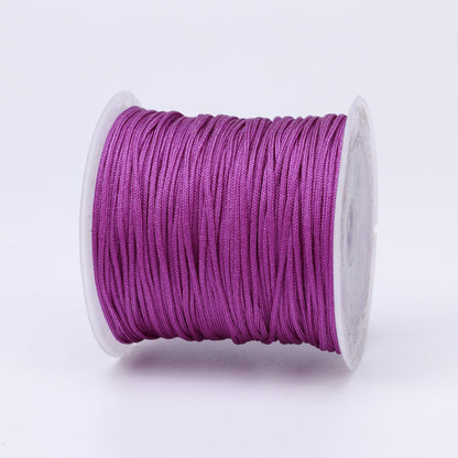 Nylon Thread 0.8mm Diameter 40m Colorful Jewelry Stringing Cord 49