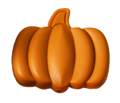 Silicone Focal Beads Halloween Ghost Pumpkin Bat Designs 10pcs 58
