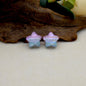 Oil Painting Star Resin Beads 19mm Iridescent Pastel 1pc 7
