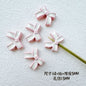 Bow Metal Beads 14mm 16mm Baking Painted Two-Color Alloy 10pcs 6