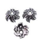 Alloy Leaf Bead Caps 11mm Antique Silver 60pcs 3