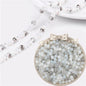 Transparent Flat Glass Beads 6mm Smooth Glossy Finish 200pcs 11