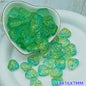 Transparent Bow Pattern Heart Glass Beads 14x16x7mm 25pcs 12