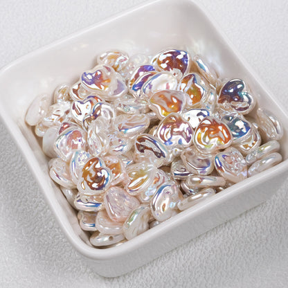 Baroque Irregular Heart Acrylic Beads 14mm Imitation Pearl 20pcs 6