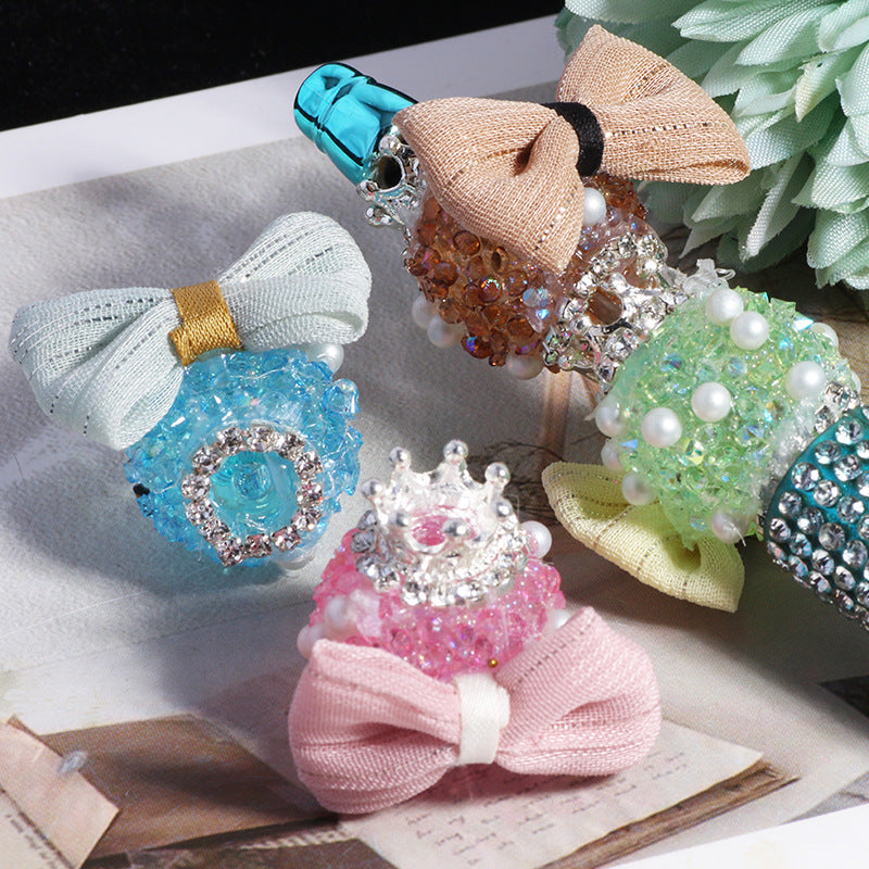 Embellished Bubblegum Beads 23mm Sugar Bow Design 5pcs 4
