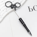 Beadable Keychain Pen Slim Metal Plastic Vibrant Colors 6