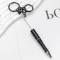 Beadable Keychain Pen Slim Metal Plastic Vibrant Colors 6