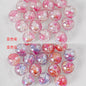 Shimmer Butterfly Inside Round Resin Beads 16mm Mixed Colors 20pcs 7