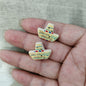 Painted Boat Acrylic Beads 22mm You Are Amazing Script 100pcs 2