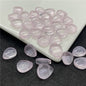 Czech Glass Beads Teardrop 12mm Transparent Iridescent 100pcs 22