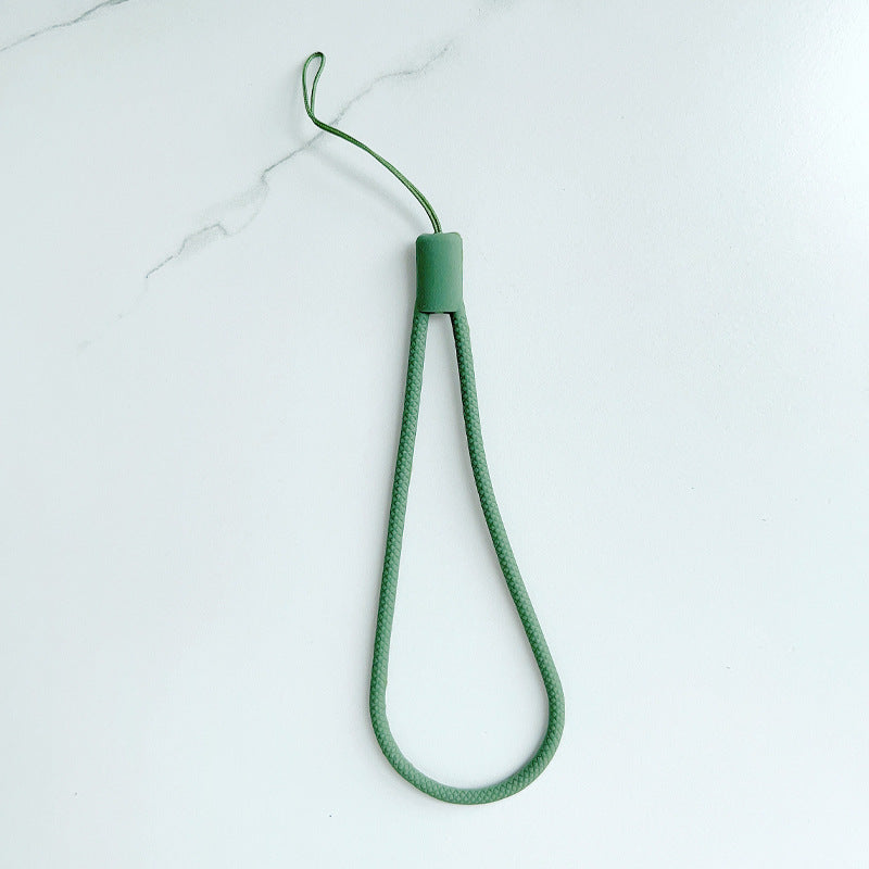 Woven Silicone Phone Charm Lanyard Soft Durable 14cm 8pcs 28
