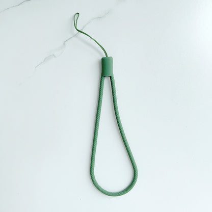 Woven Silicone Phone Charm Lanyard Soft Durable 14cm 8pcs 28