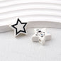 Star Acrylic Beads 22mm Cat Pattern Glossy Colorful 20pcs 18
