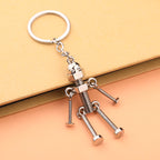 Articulated Alloy Robot Keychain Industrial Design Charm 3