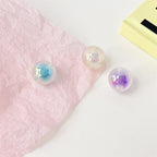 Glow Round Acrylic Beads 15mm Two-Tone Plated Luminous 100pcs 2