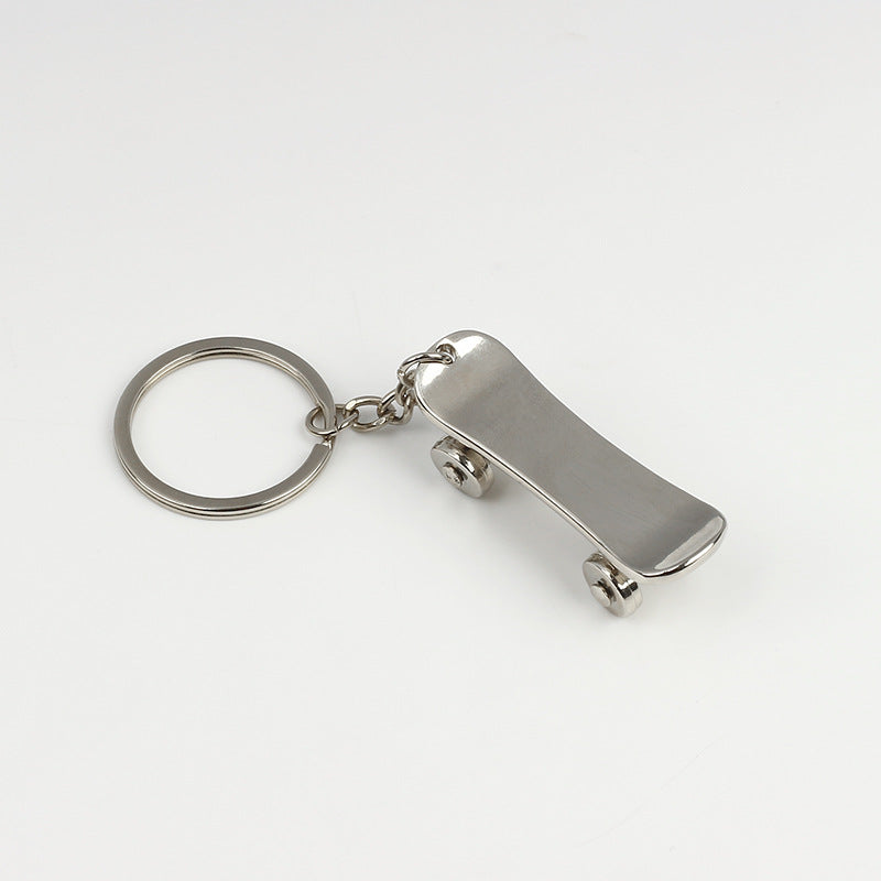 Metal Mini Kick Scooter Keychain Colorful Athletic Charm 6