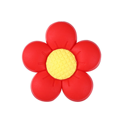 Silicone Focal Beads Flower Children Smiling Face Positive Energy 20pcs 8