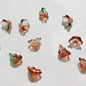 Czech Glass Beads Wind Chime Flower 12mm Pastel Glossy 100pcs 30