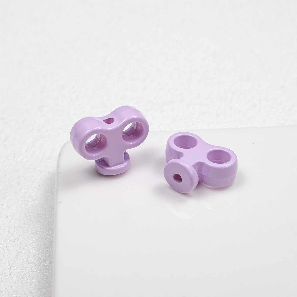 Painted Clockwork Spring Acrylic Beads 18mm Glossy Mixed Colors 20pcs 16