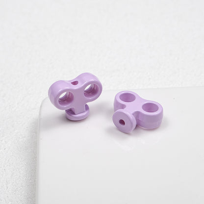 Painted Clockwork Spring Acrylic Beads 18mm Glossy Mixed Colors 20pcs 16