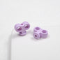 Painted Clockwork Spring Acrylic Beads 18mm Glossy Mixed Colors 20pcs 16