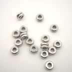 Stainless Steel Double Arc Spacer Beads 5-7mm 100pcs 6