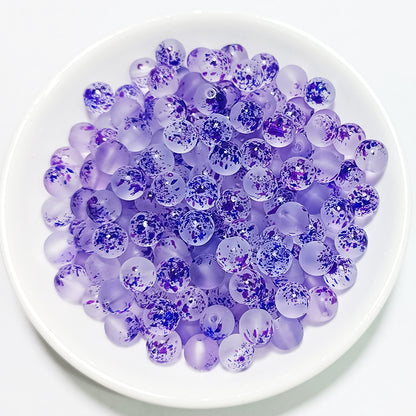 Czech Glass Beads Round 8mm Glossy Translucent Mix 100pcs 16