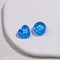 Clear Round and Heart Acrylic Beads 12mm Translucent Pastel Mixed Colors 50pcs 7