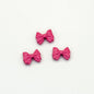Bow Metal Beads 12mm Glossy Baking Painted Alloy 20pcs 9
