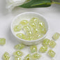 Plating Lace Rhombus Resin Beads 18mm Glossy Color Mixed 5pcs 16