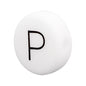 12mm Silicone Letter Beads Flat Round Alphabet Options 20pcs 20