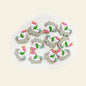 Silicone Focal Beads Cloud Unicorn Sleeping Pose 20pcs 15