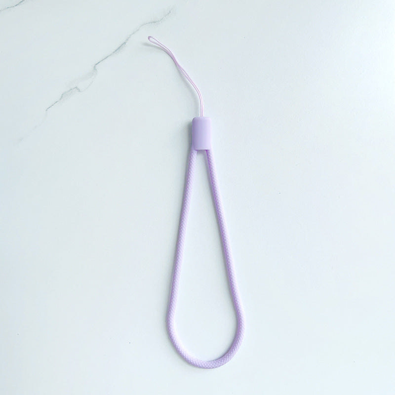 Woven Silicone Phone Charm Lanyard Soft Durable 14cm 8pcs 9