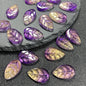 Czech Glass Beads Leaf 18mm Imitation Jade Translucent Green 50pcs 5