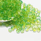 Czech Glass Beads Pumpkin 10mm Glossy Orange Gold 100pcs 20