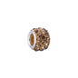 Rhinestone Spacer Clay Beads 7x11mm Chunky Large Hole 100pcs 24